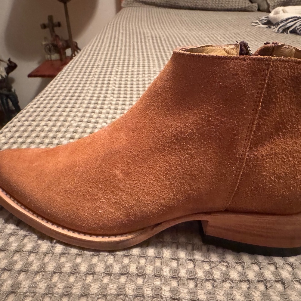 Stetson camel ankle boots